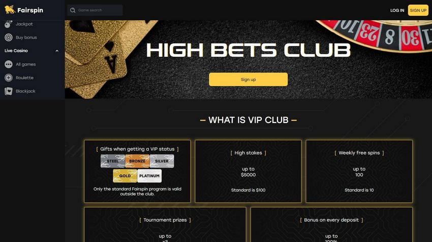 FairSpin Casinon arvostelu 2026